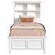Brooklyn White Twin Bookcase Storage Bed