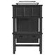 Brooklyn Charcoal Twin Storage Loft Bed with Staircase and Integrated Speaker Desk