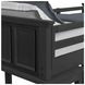Brooklyn Charcoal Twin Storage Loft Bed with Staircase and Integrated Speaker Desk