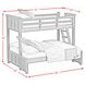 Brooklyn Charcoal Twin Over Full Bunk Bed with Ladder