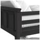 Brooklyn Charcoal Twin Over Full Bunk Bed with Ladder and Trundle