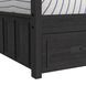 Brooklyn Charcoal Twin Over Twin Bunk Bed with Ladder and Trundle