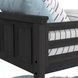 Brooklyn Charcoal Twin Over Twin Bunk Bed with Ladder and Trundle