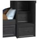 Brooklyn Charcoal Twin Over Twin Storage Bunk Bed with Staircase and Trundle