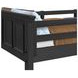Brooklyn Charcoal Twin Over Twin Storage Bunk Bed with Staircase and Trundle