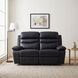 Hancock Black Double Power Reclining Loveseat