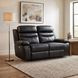 Hancock Black Double Power Reclining Loveseat