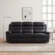 Hancock Black Double Power Reclining Sofa
