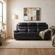 Hancock Black Double Power Reclining Sofa