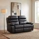 Hancock Black Double Reclining Loveseat