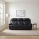 Hancock Black Double Reclining Sofa