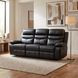 Hancock Black Double Reclining Sofa