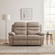 Hancock Latte Double Power Reclining Loveseat