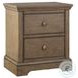 Hanley Cashew 2 Drawer Nightstand