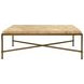 Hardwick Brown and Beige 48" Rectangular Coffee Table