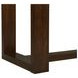 Drew Dark Taupe and Dark Walnut Upholstered 4 Piece Bar Table Set with USB Charging