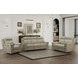 Harper Berlin Taupe Leather 85" Power Reclining Sofa with Power Lumbar and USB Charging