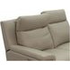 Harper Berlin Taupe Leather 64" Power Reclining Loveseat with Power Lumbar and USB Charging