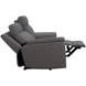 Harper Berlin Cement Leather Power Reclining Living Room Set