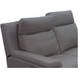 Harper Berlin Cement Leather 64" Power Reclining Loveseat with Power Lumbar and USB Charging