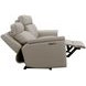 Harper Berlin Cream Leather 85" Power Reclining Sofa with Power Lumbar and USB Charging