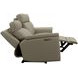 Harper Berlin Taupe Leather 85" Power Reclining Sofa with Power Lumbar and USB Charging
