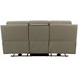 Harper Berlin Taupe Leather 85" Power Reclining Sofa with Power Lumbar and USB Charging