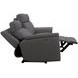 Harper Berlin Cement Leather Power Reclining Living Room Set