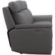 Harper Berlin Cement Leather Power Reclining Living Room Set