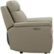 Harper Berlin Taupe Leather Power Recliner with Power Lumbar and USB Charging