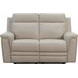 Harper Berlin Cream Leather Power Reclining Living Room Set with Power Lumbar and USB Charging