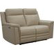 Harper Berlin Taupe Leather Power Reclining Living Room Set with Power Lumbar and USB Charging