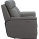 Harper Berlin Cement Leather 64" Power Reclining Loveseat with Power Lumbar and USB Charging