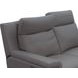 Harper Berlin Cement Leather 64" Power Reclining Loveseat with Power Lumbar and USB Charging