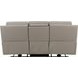 Harper Berlin Cream Leather 85" Power Reclining Sofa with Power Lumbar and USB Charging