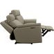 Harper Berlin Taupe Leather Power Reclining Living Room Set with Power Lumbar and USB Charging