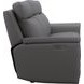 Harper Berlin Cement Leather Power Reclining Living Room Set with Power Lumbar and USB Charging