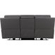 Harper Berlin Cement Leather Power Reclining Living Room Set with Power Lumbar and USB Charging