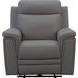 Harper Berlin Cement Leather Power Reclining Living Room Set with Power Lumbar and USB Charging
