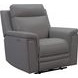 Harper Berlin Cement Leather Power Reclining Living Room Set with Power Lumbar and USB Charging