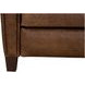 Harrington Clifton Chocolate Leather Push Thru The Arms Recliner