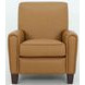 Harrington Santa Fe Brandy Leather Push Thru The Arms Recliner