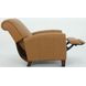 Harrington Santa Fe Brandy Leather Push Thru The Arms Recliner