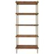 Harris Dark Brown Etagere with 4 Shelves