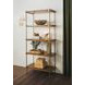 Harris Dark Brown Etagere with 4 Shelves
