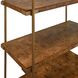 Harris Dark Brown Etagere with 4 Shelves