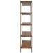 Harris Dark Brown Etagere with 4 Shelves