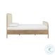 Hatia Natural Beige Basketweave King Panel Bed 