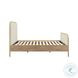 Hatia Natural Beige Basketweave King Panel Bed 