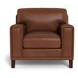 Halwyn Pecan Leather Living Room Set